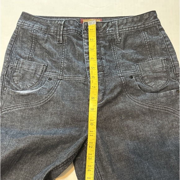 Zana Di Vintage Y2K Dark Wash Button Fly Zip Straight Leg Jeans Women's SZ 9 - Picture 11 of 16